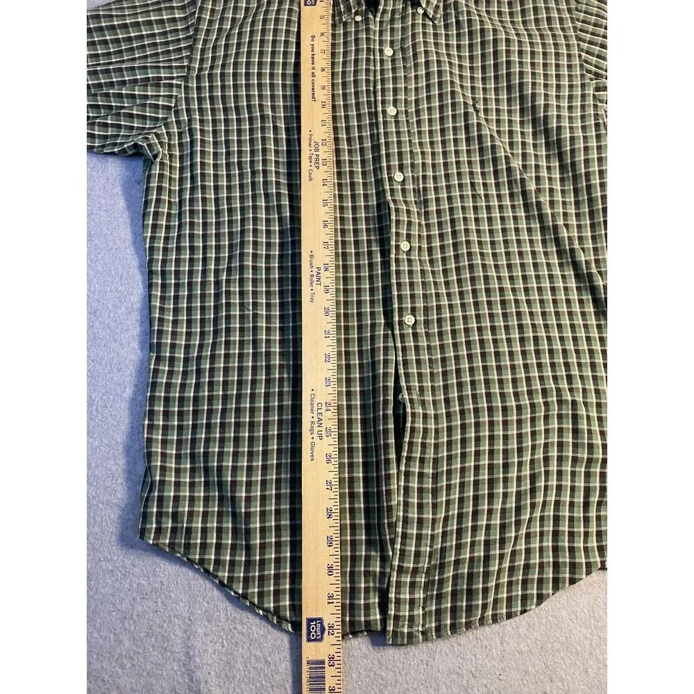 Polo‎ Ralph Lauren Shirt Mens Medium Multicolor Plaid Long Sleeve Button Casual